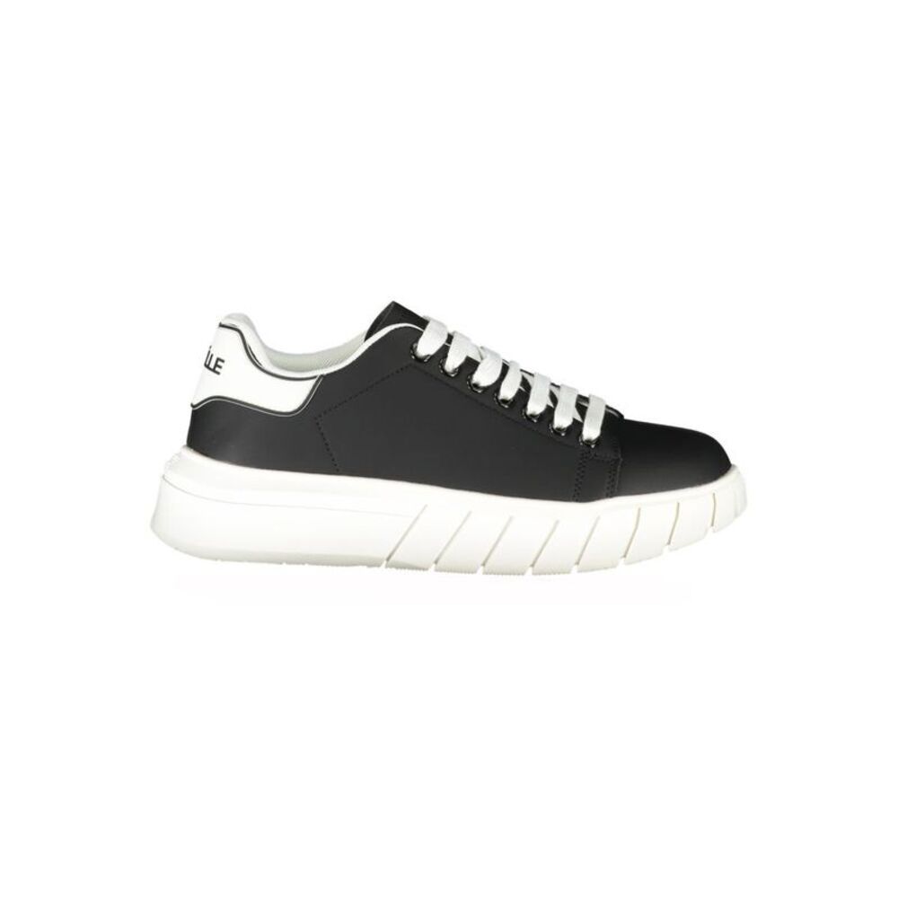 Gaelle Paris Black Polyurethane Men Men's Sneaker